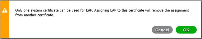 Cisco ISE - EAP Certificate Assignment