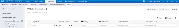 ISE 802.1X Deployment Monitor Mode Auditing RADIUS