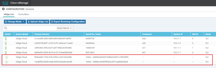 SDWAN vManage upload