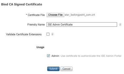 bind CA Signed Certificate