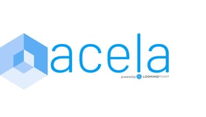 blue acela logo