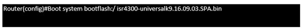 Upgrade Cisco ISR 4000 series of Routers to 16.X from 3.X for IOS XE