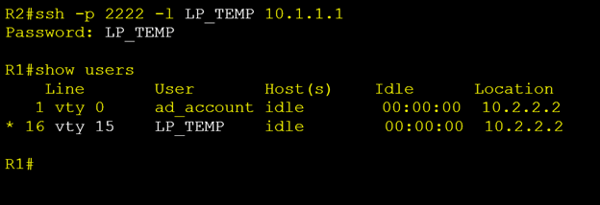 Cisco Router & Switch Change Control Tip – Use Local Account with Dedicated VTY line