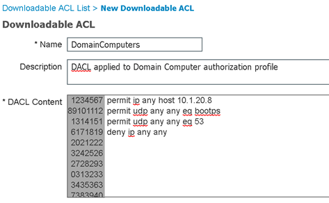 Domain Computers DACL