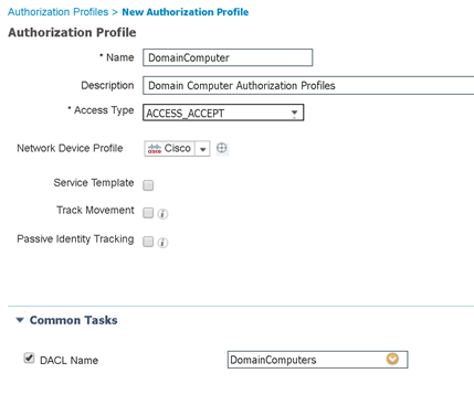 Domain Computer AuthZ Profile