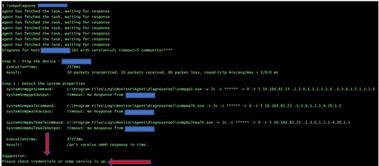 LogicMonitor Debug feature