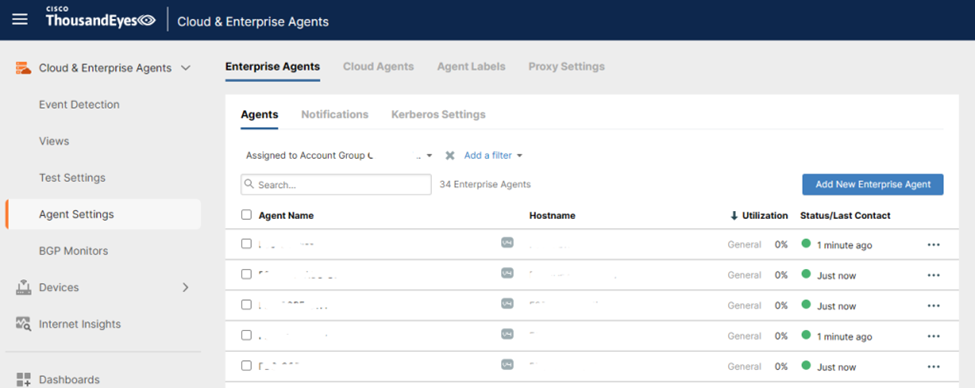 Deploy Thousand Eyes Agent using Catalyst Center (DNAC)