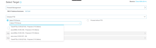 Cisco FTD Firewall Migration Tool