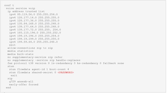 Cisco WebEx Calling: Local Gateway configuration to Unified CM