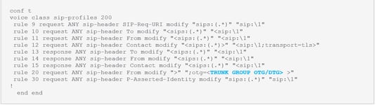 Cisco WebEx Calling: Local Gateway configuration to Unified CM