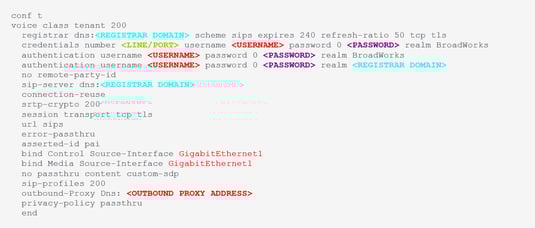 Cisco WebEx Calling: Local Gateway configuration to Unified CM