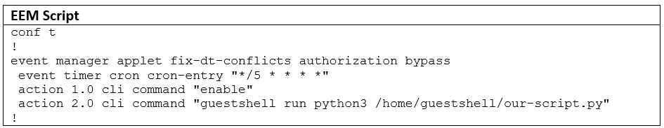 Using IOS-XE+EEM+Guestshell+Python to Solve Problems