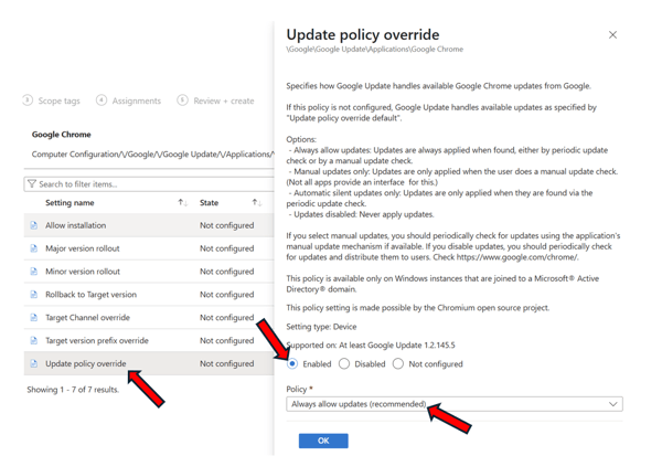 How to Enable Automatic Google Chrome Updates in Microsoft Intune