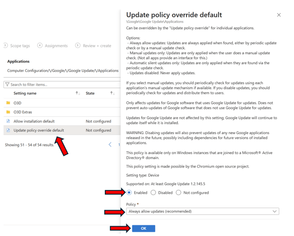 How to Enable Automatic Google Chrome Updates in Microsoft Intune