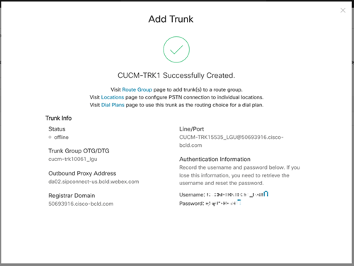 Cisco WebEx Calling: Local Gateway configuration to Unified CM