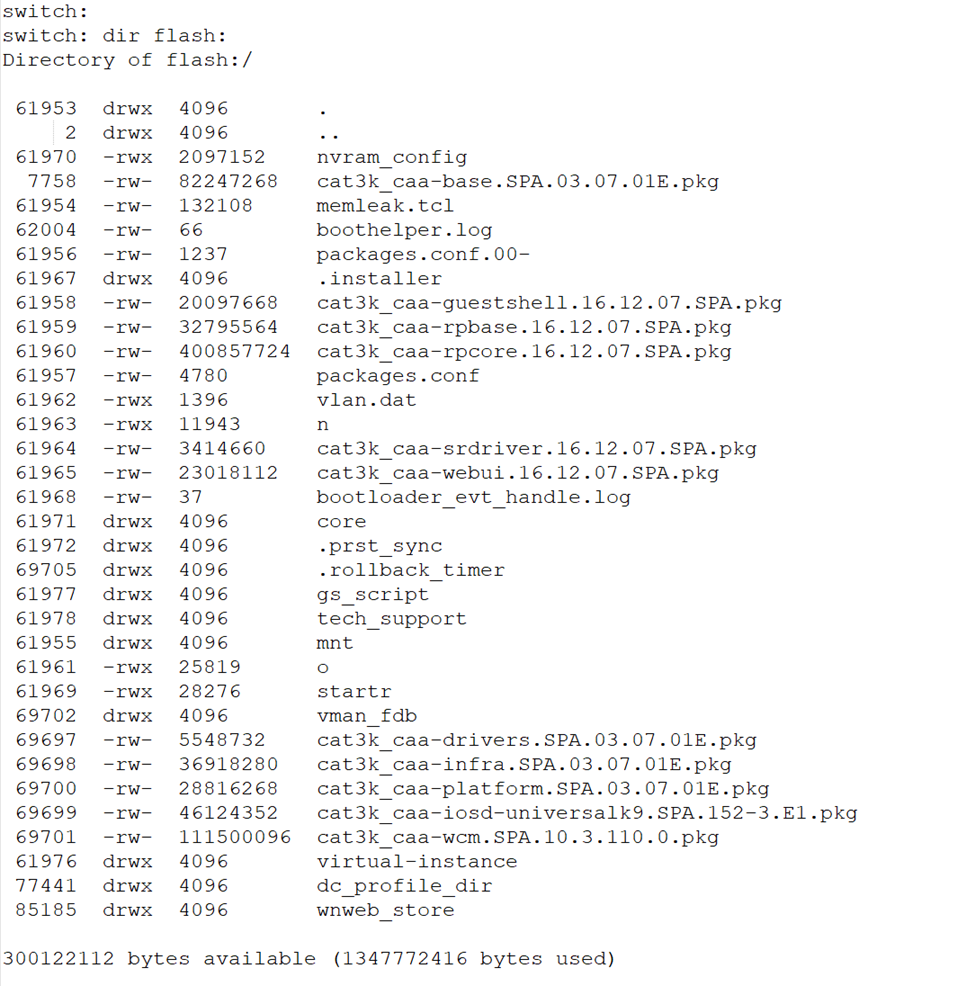 Recover a Cisco Catalyst Switch from a failed IOS-XE