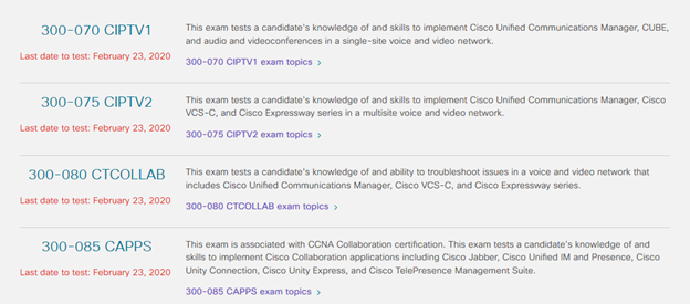 cisco certification requirements