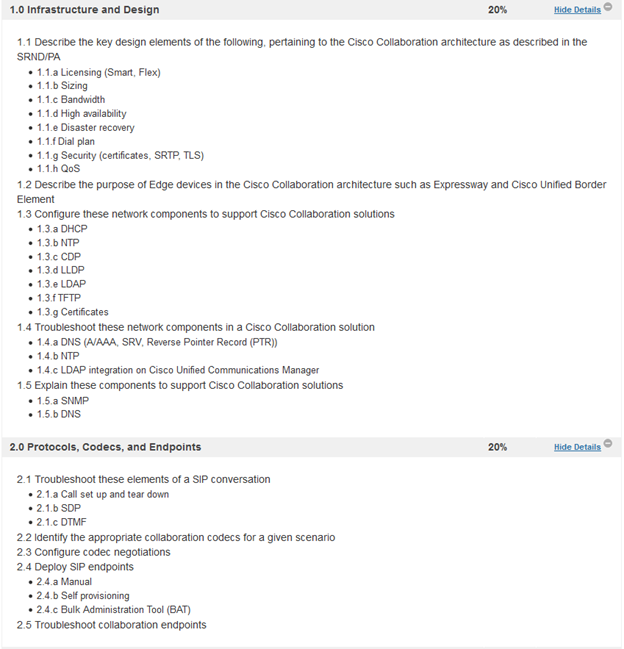 cisco certification requirements