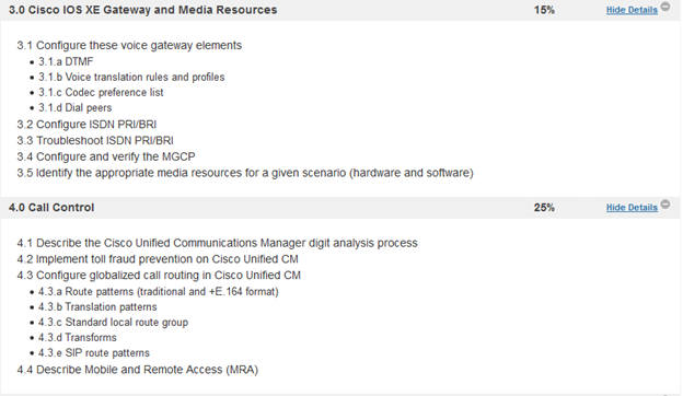 cisco certification requirements