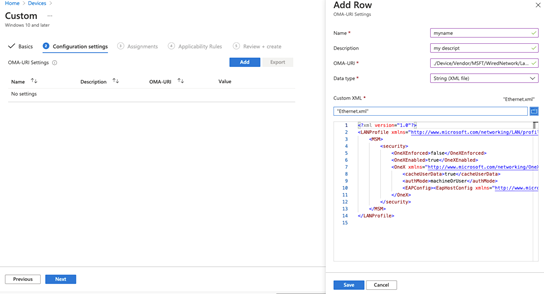 Cisco Identity Services Engine (ISE) Microsoft Intune – 802.1x Supplicant Provisioning