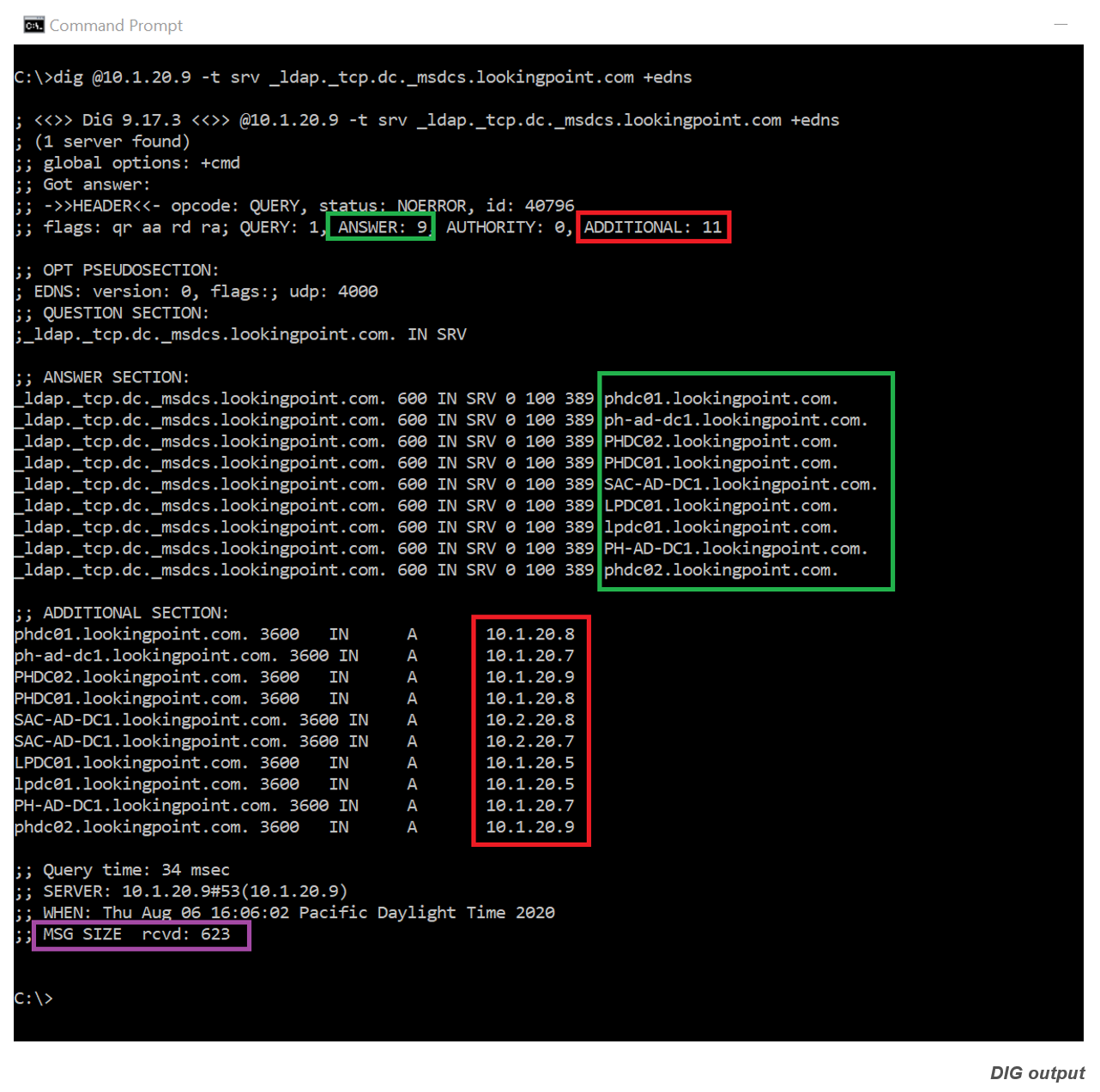 Cisco ISE AD Diagnostic SRV Record Query Alert