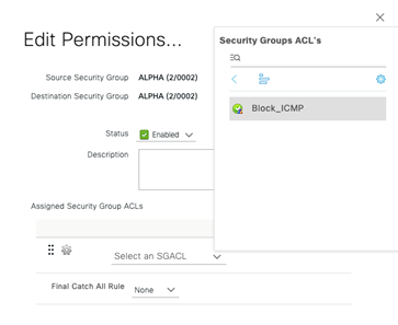 Cisco Identity Services Engine (ISE) - Cisco TrustSec - TrustSec Enforcement