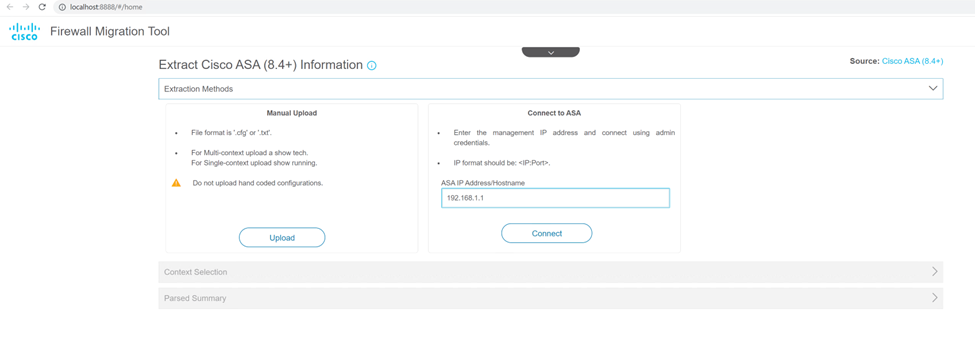 Cisco FTD Firewall Migration Tool