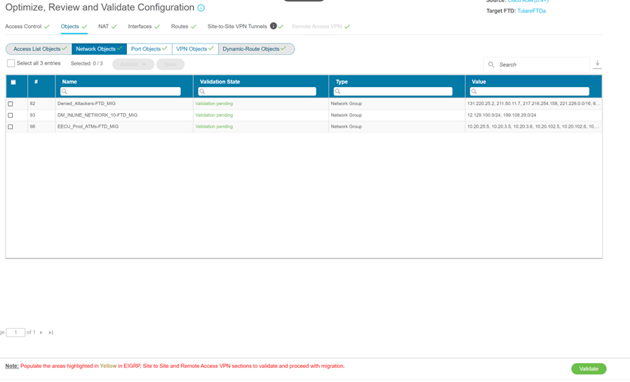 Cisco FTD Firewall Migration Tool