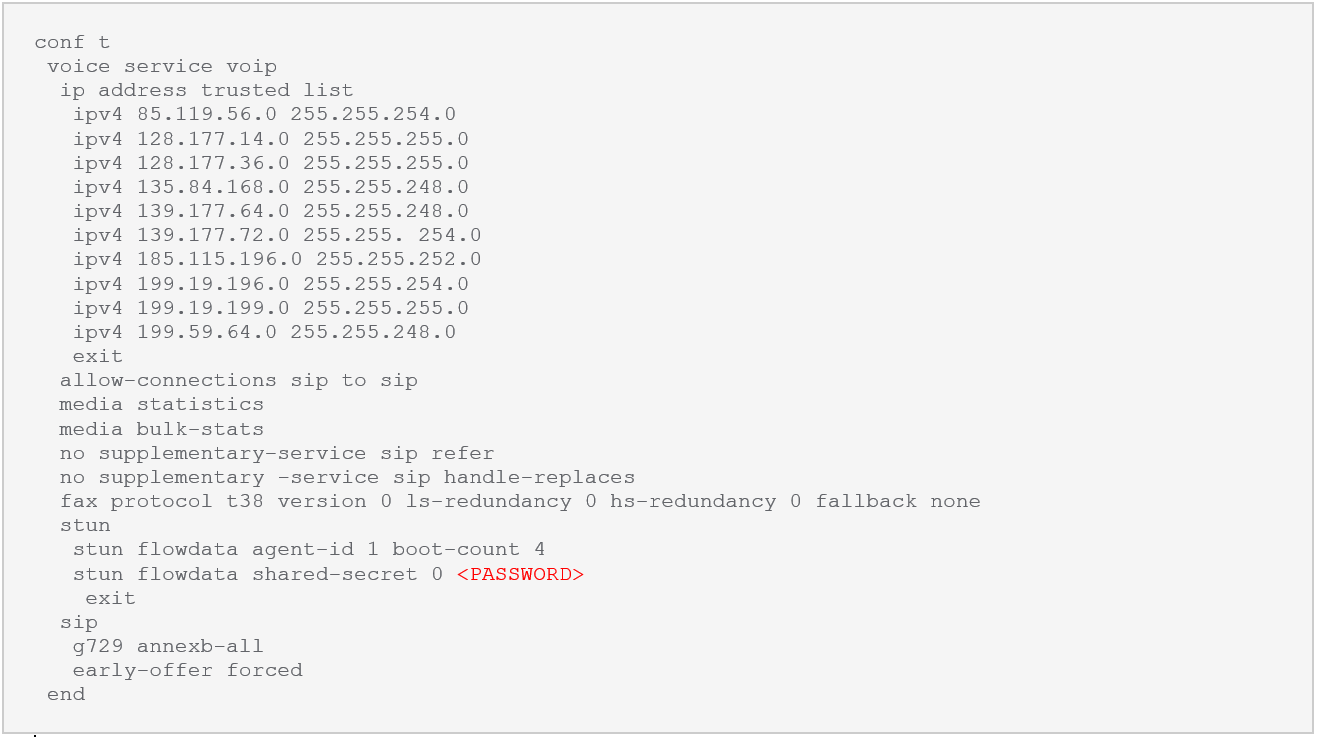 Cisco WebEx Calling: Local Gateway configuration to Unified CM