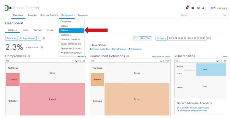 UPDATING CISCO SECURITY ENDPOINTS VERSION