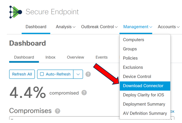 UPDATING CISCO SECURITY ENDPOINTS VERSION
