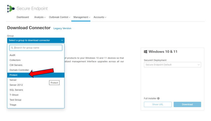 UPDATING CISCO SECURITY ENDPOINTS VERSION