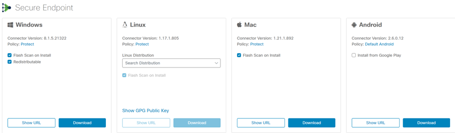 UPDATING CISCO SECURITY ENDPOINTS VERSION