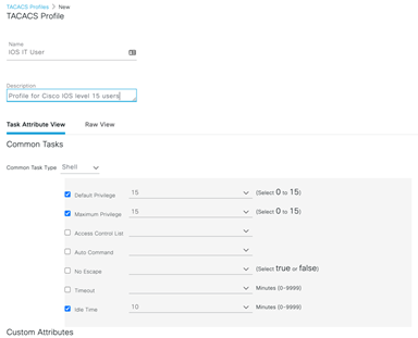 Cisco ISE: 3.0 TACACS Configuration