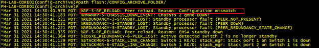 Cisco Switch Stack Reboot Loop