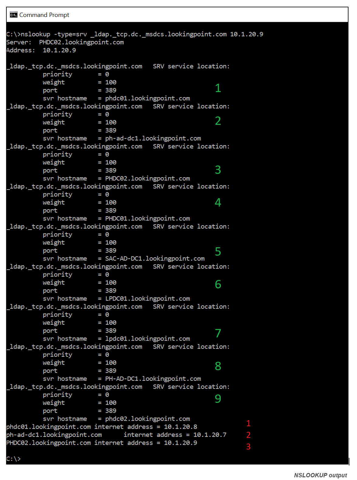 Cisco ISE AD Diagnostic SRV Record Query Alert