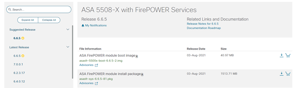 Re-image ASA Firepower Services Module