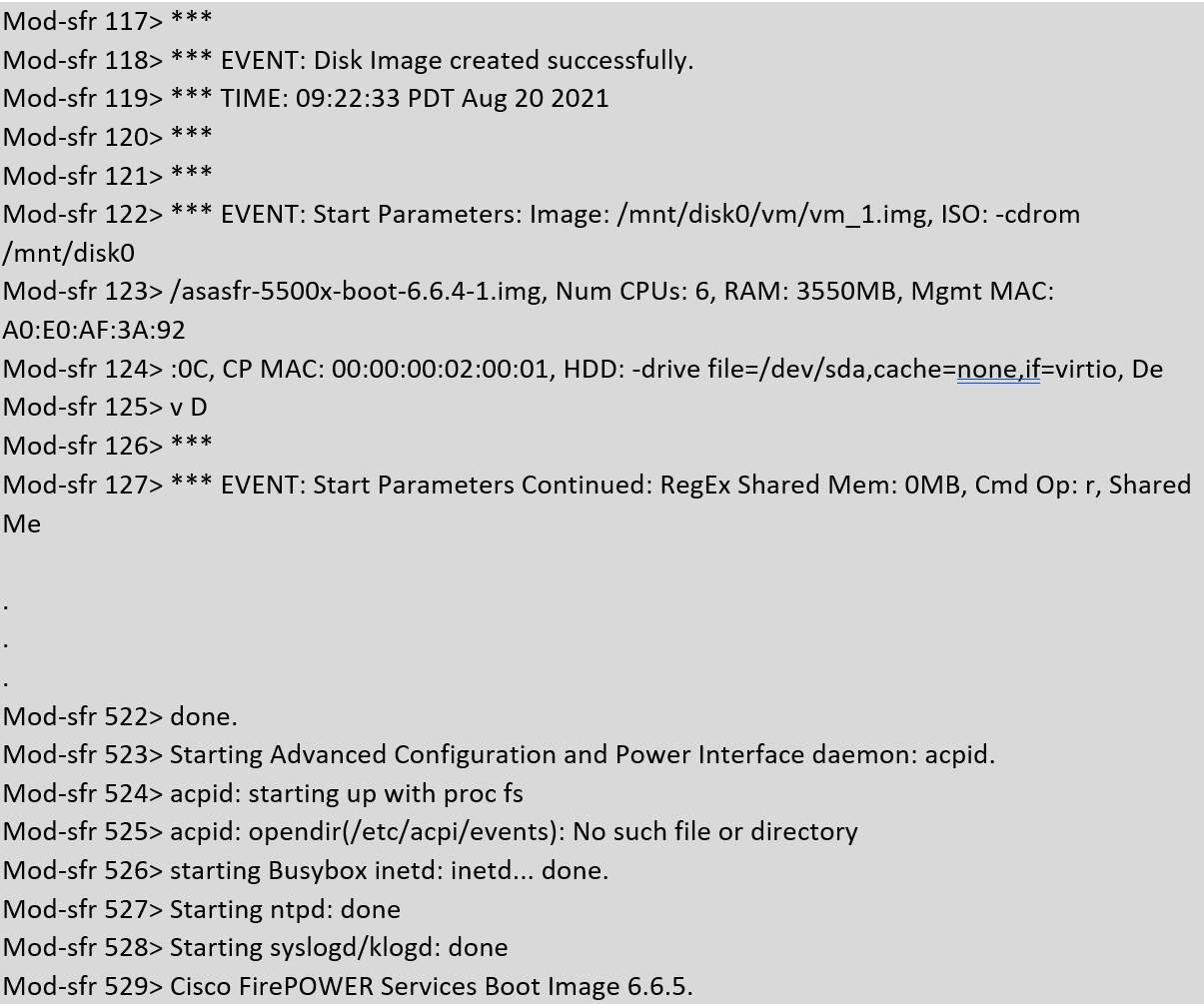 Re-image ASA Firepower Services Module