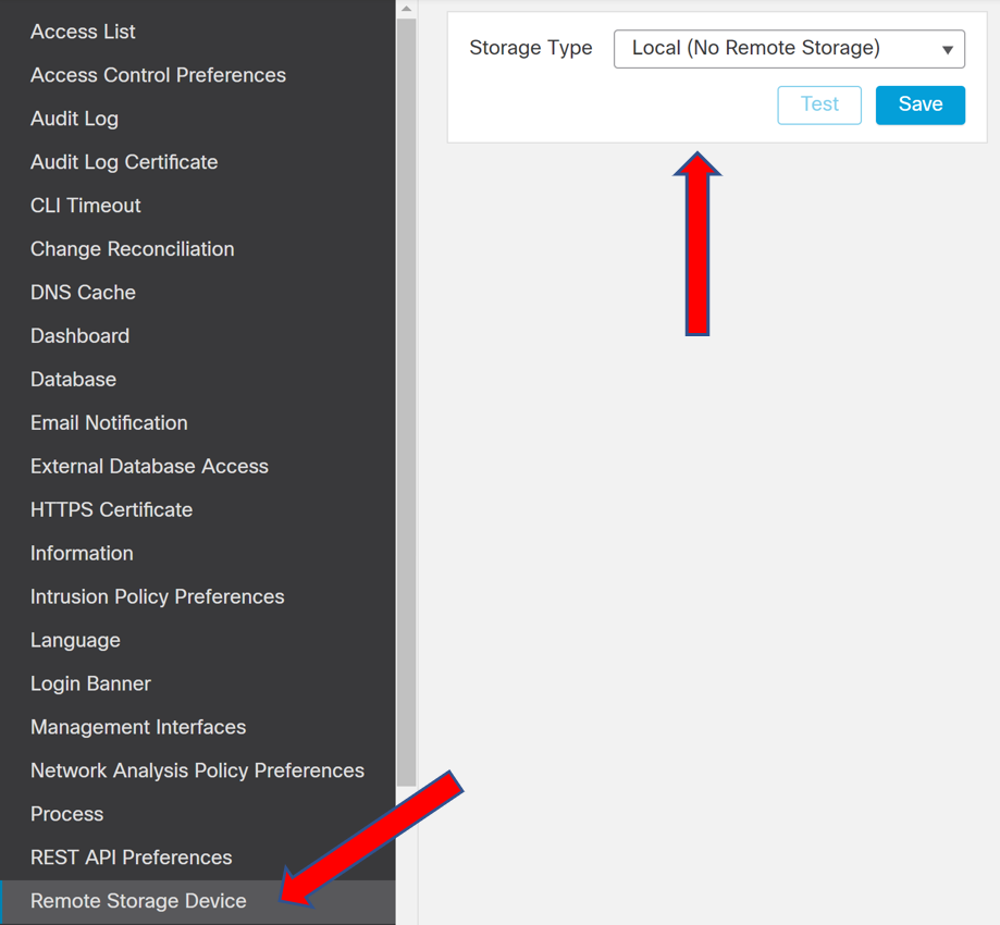 Configure Remote Backup for FMC