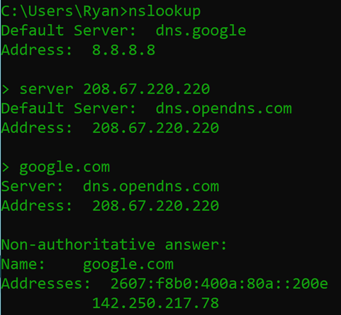 An NSLOOKUP Primer – Testing DNS