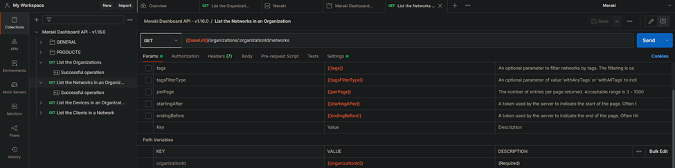 Intro to Meraki API calls