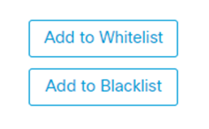 Whitelist/Blacklist IP’s and URL’s in FMC