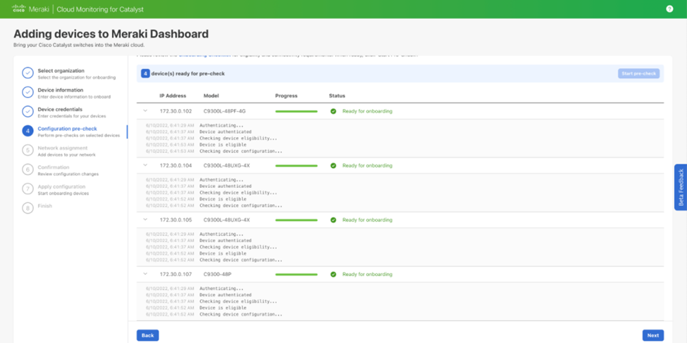 Catalyst Monitoring on the Meraki Dashboard