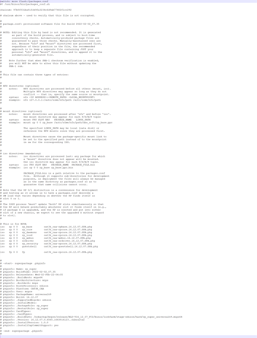 Recover a Catalyst Switch from a failed IOS-XE